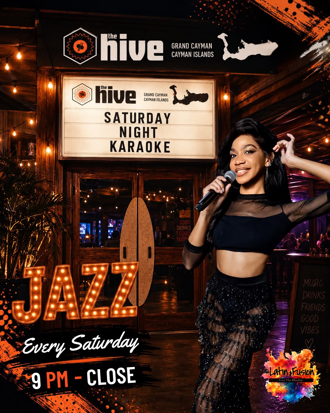 Karaoke Saturdays at The Hive event poster